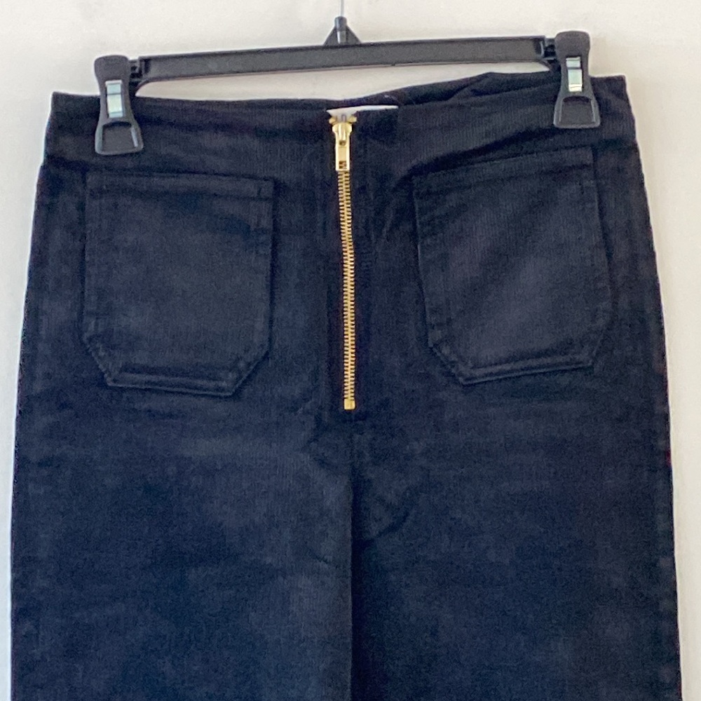 Wild Honey Wide Leg Black Corduroy Pants - Size Medium